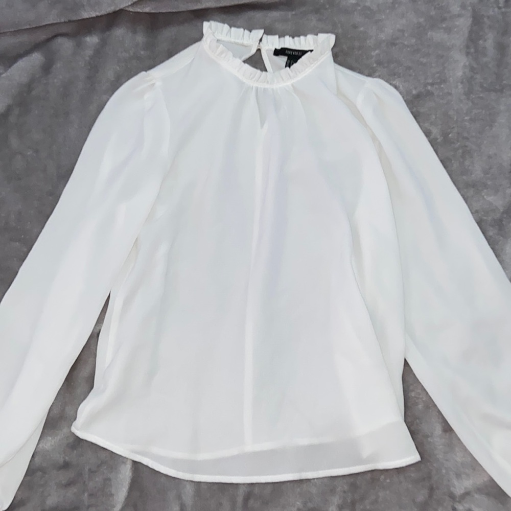 Forever 21 White Blouse